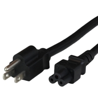 NEMA 5-15P to IEC 60320 C5 Power Cords