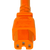 Connector (Female) : IEC 60320 C15 Color : Orange