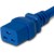 3FT C19 C20 P-Lock 20A 250V BLUE Power Cord