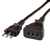 10ft 3m italy cei2350 10a 250v extension cord black front.png