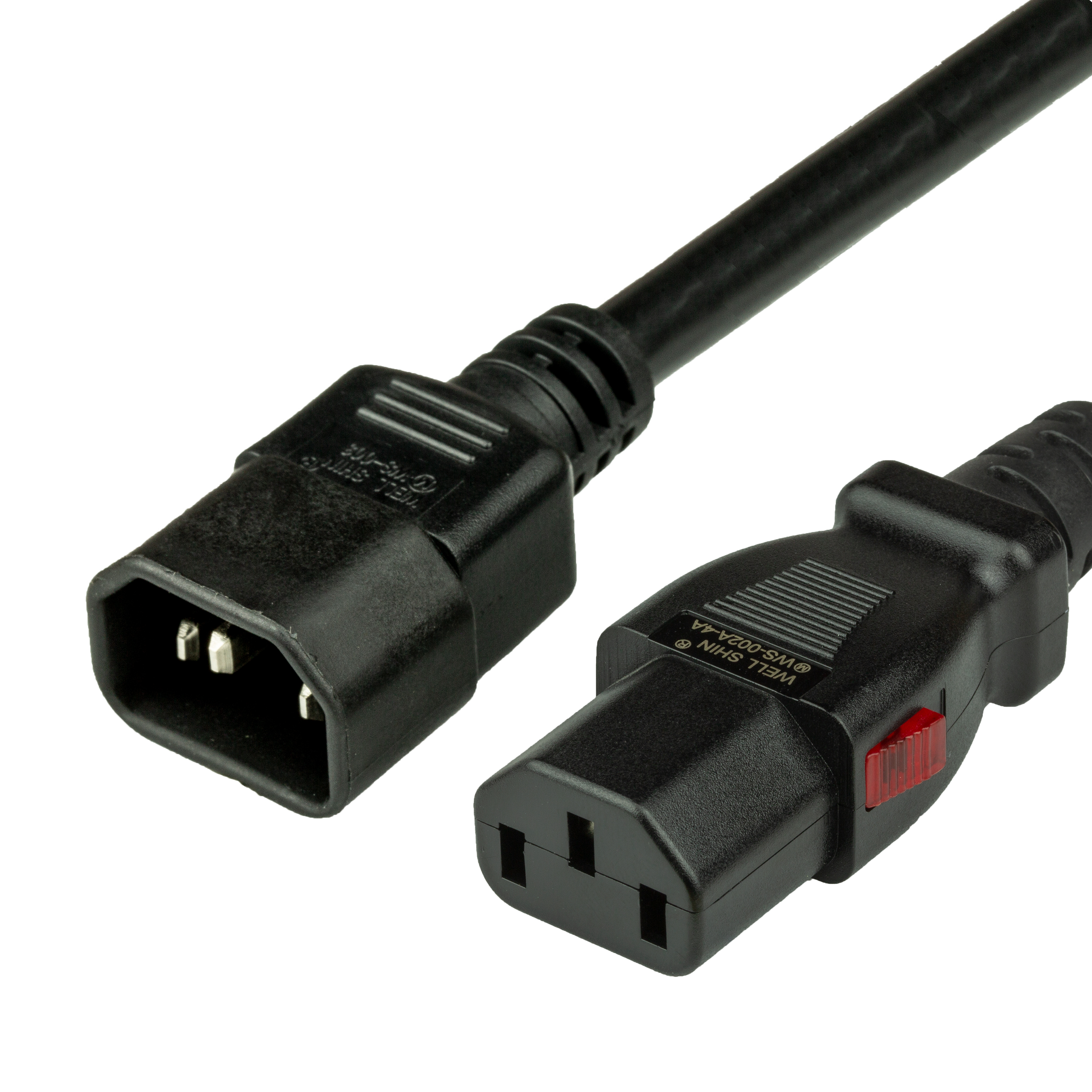 IEC 60320 C13 & C15 Female Power Cord Plug; R/A Right Handed Connection Qty.1 