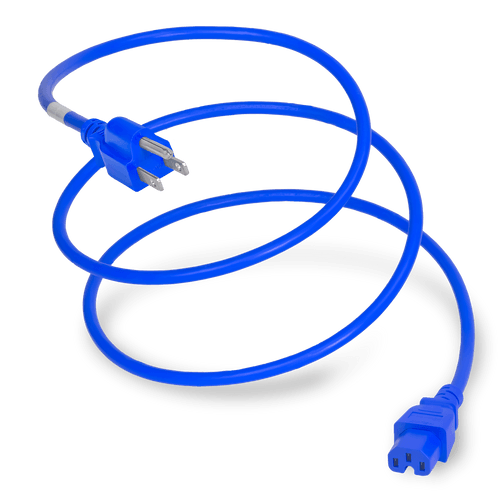 Plug (Male) : NEMA 5-15P Connector (Female) : IEC 60320 C15 Color : Blue
