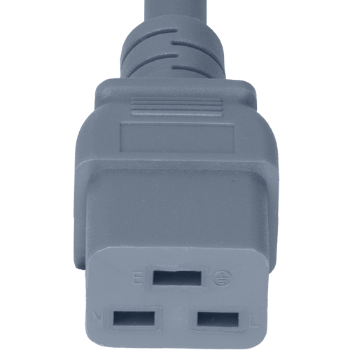 Connector (Female) : IEC 60320 C19 Color : Gray