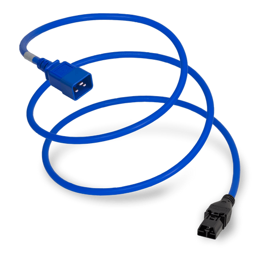 Plug (Male) : IEC 60320 C20 Connector (Female) : Saf-D-Grid 400V (Connector) Color : Blue