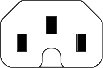 IEC 60320 C15 Left Angle pinout