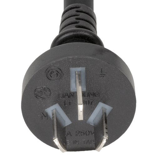 Color : Black Plug (Male) : Argentina IRAM 2073 3 Pin (M) - 10A Plug (Male) : Argentina IRAM 2073 3 Pin (M) - 20A