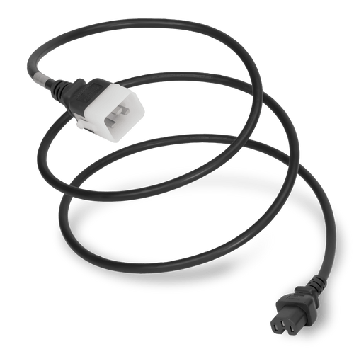 Plug (Male) : IEC 60320 C20 Locking (P-Lock) Connector (Female) : IEC 60320 C15 Color : Black