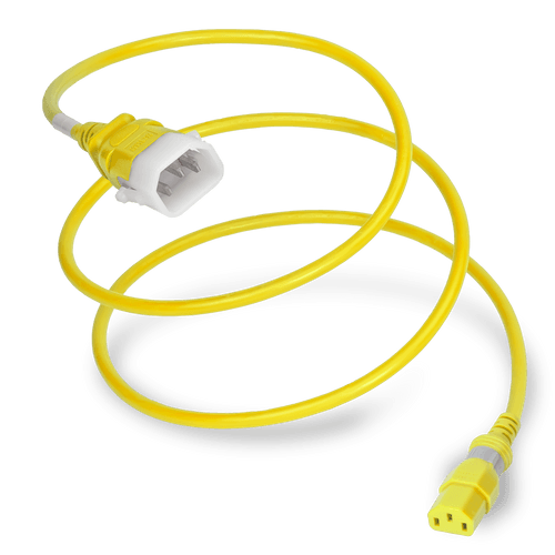 Plug (Male) : IEC 60320 C14 Locking (P-Lock) Connector (Female) : S-Lock C13 Color : Yellow