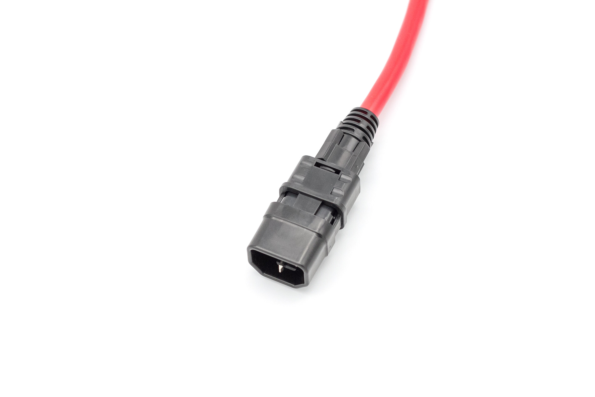 Z-Lock+ C14 to Z-Lock+ C15, 14AWG, 2M, Red | zLP-zC15-14-zC14-2mRD
