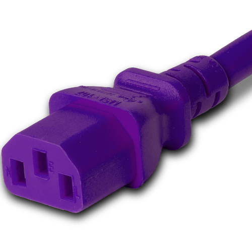 Connector (Female) : IEC 60320 C13 Color : Purple