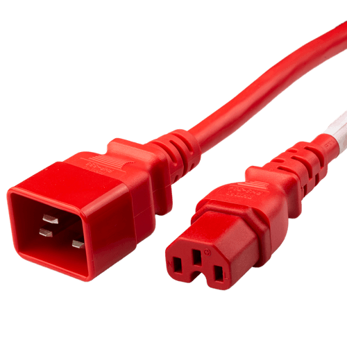 2FT C20 C15 15A 250V 14awg SJT 105c RED