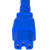 Connector (Female) : IEC 60320 C15 Color : Blue