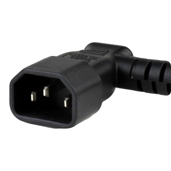 IEC 60320 C14 - LEFT ANGLE plug
