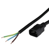 Picture of 10A C14 to Open LSZH Cordage | Power Supply Cord