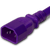 Plug (Male) : IEC 60320 C14 Color : Purple