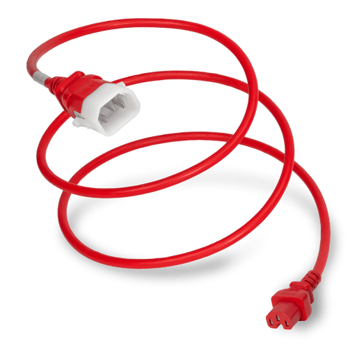 Plug (Male) : IEC 60320 C14 Locking (P-Lock) Connector (Female) : IEC 60320 C15 Color : Red