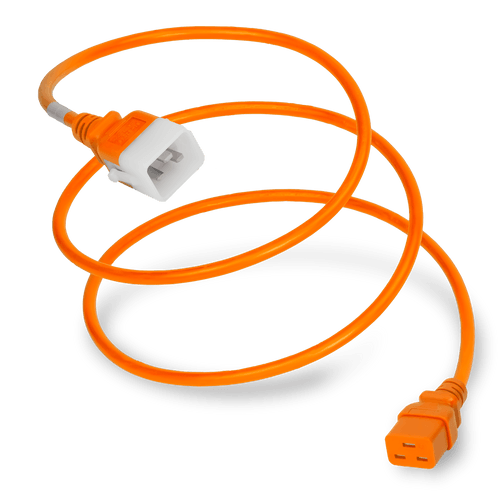 Plug (Male) : IEC 60320 C20 Locking (P-Lock) Connector (Female) : IEC 60320 C19 Color : Orange