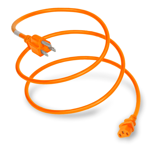 Plug (Male) : NEMA 5-15P Connector (Female) : IEC 60320 C13 Color : Orange