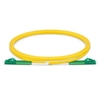 OS2 LC-LC  APC Duplex Singlemode Fiber Optic Patch Cables - Yellow