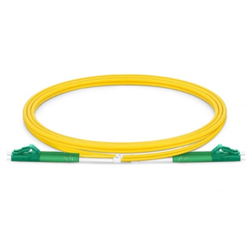 OS2 LC APC to LC APC 2.00mm Singlemode Duplex Fiber Optic Cable 1 Meter (3ft)