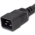 Color : Black Plug (Male) : IEC 60320 C20