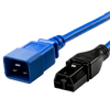 Picture of 15A Blue C20 to Saf-D-Grid Power Cords 400V