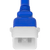 Plug (Male) : IEC 60320 C20 Locking (P-Lock) Color : Blue