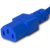 Connector (Female) : IEC 60320 C13 Color : Blue