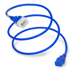 1FT C19 C20 P-Lock 20A 250V BLUE Power Cord