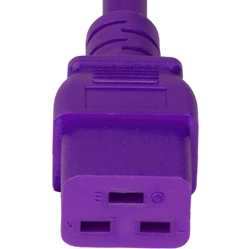 Connector (Female) : IEC 60320 C19 Color : Purple