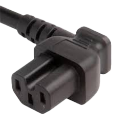 IEC 60320 C15 Left Angle connector