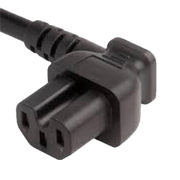 IEC 60320 C15 Left Angle
