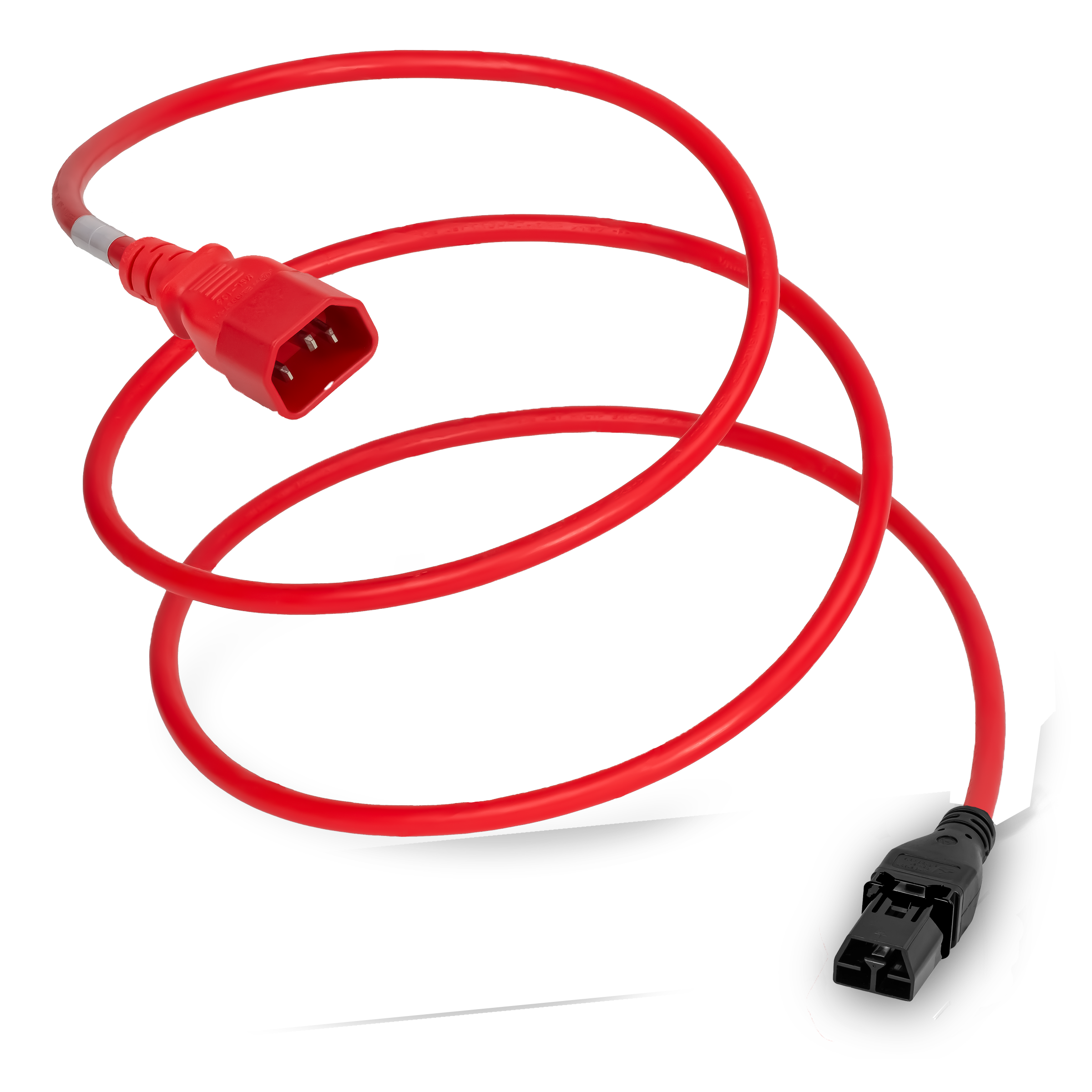 C14 to SDG400 14AWG SJT / 1.5mm H05VV-F 15A/250V 1M Red Power Cord