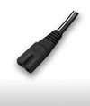 Picture of IEC 60320 C7 (Polarized) | Strain Relief