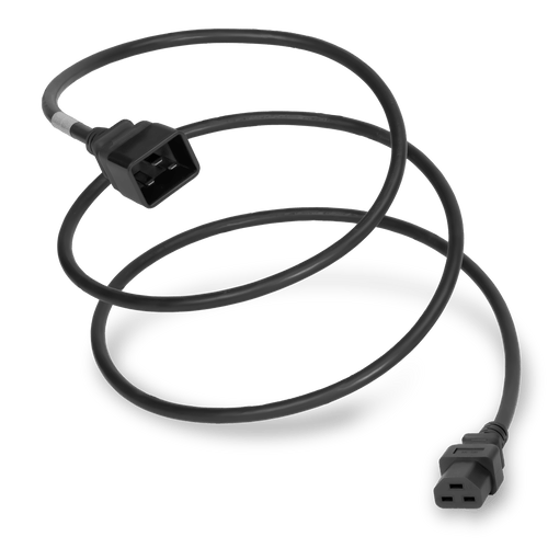 Plug (Male) : IEC 60320 C20 Connector (Female) : IEC 60320 C21 Color : Black