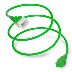 18FT Green P-Lock C20 to C19,20A/250V, 12AWG SJT Locking Power Cord