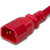 Plug (Male) : IEC 60320 C14 Color : Red