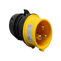 IEC 60309 PLUG 16A 110VAC 2P 3W IP67 WATERTIGHT