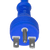 Plug (Male) : NEMA 6-15P Color : Blue