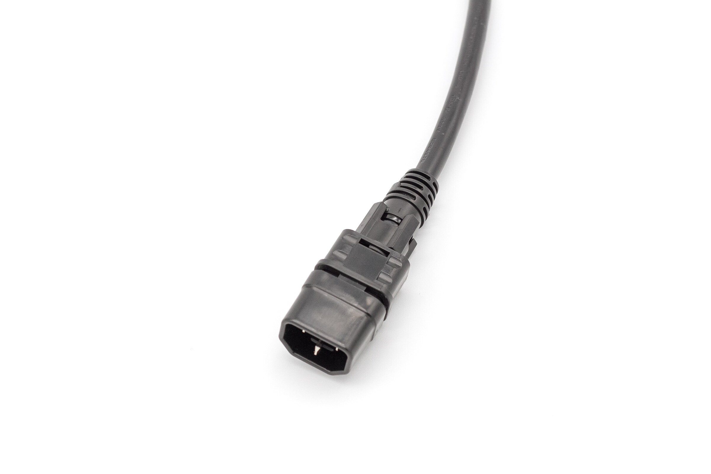 Z-Lock+ C14 to Z-Lock+ C15, 14AWG, 2M, Black | zLP-zC15-14-zC14-2m