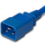 Plug (Male) : IEC 60320 C20 Color : Blue