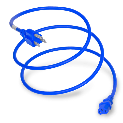 Plug (Male) : NEMA 5-15P Connector (Female) : IEC 60320 C13 Color : Blue