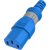 Connector (Female) : S-Lock C13 Color : Blue