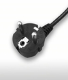 Picture of European Schuko CEE7/7 - Down Angle