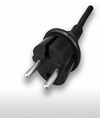 Picture of Hollands 2-Pin Non-Grounded Straight AC Plug