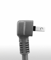 Picture of Japan JIS8303 2-Pin 1-15P | Grey Down Angled