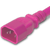 Plug (Male) : IEC 60320 C14 Color : Pink
