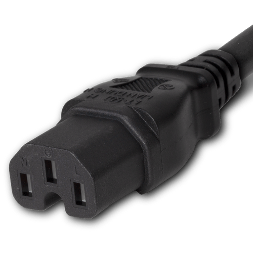 Color : Black Connector (Female) : IEC 60320 C15