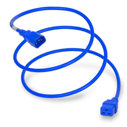 Plug (Male) : IEC 60320 C14 Connector (Female) : IEC 60320 C19 Color : Blue
