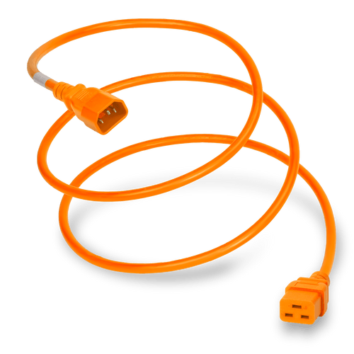 Plug (Male) : IEC 60320 C14 Connector (Female) : IEC 60320 C19 Color : Orange